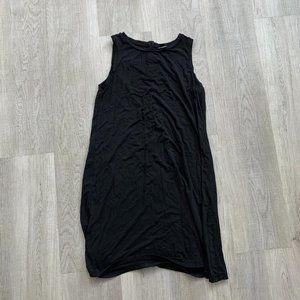 Loft black t-shirt dress - size S